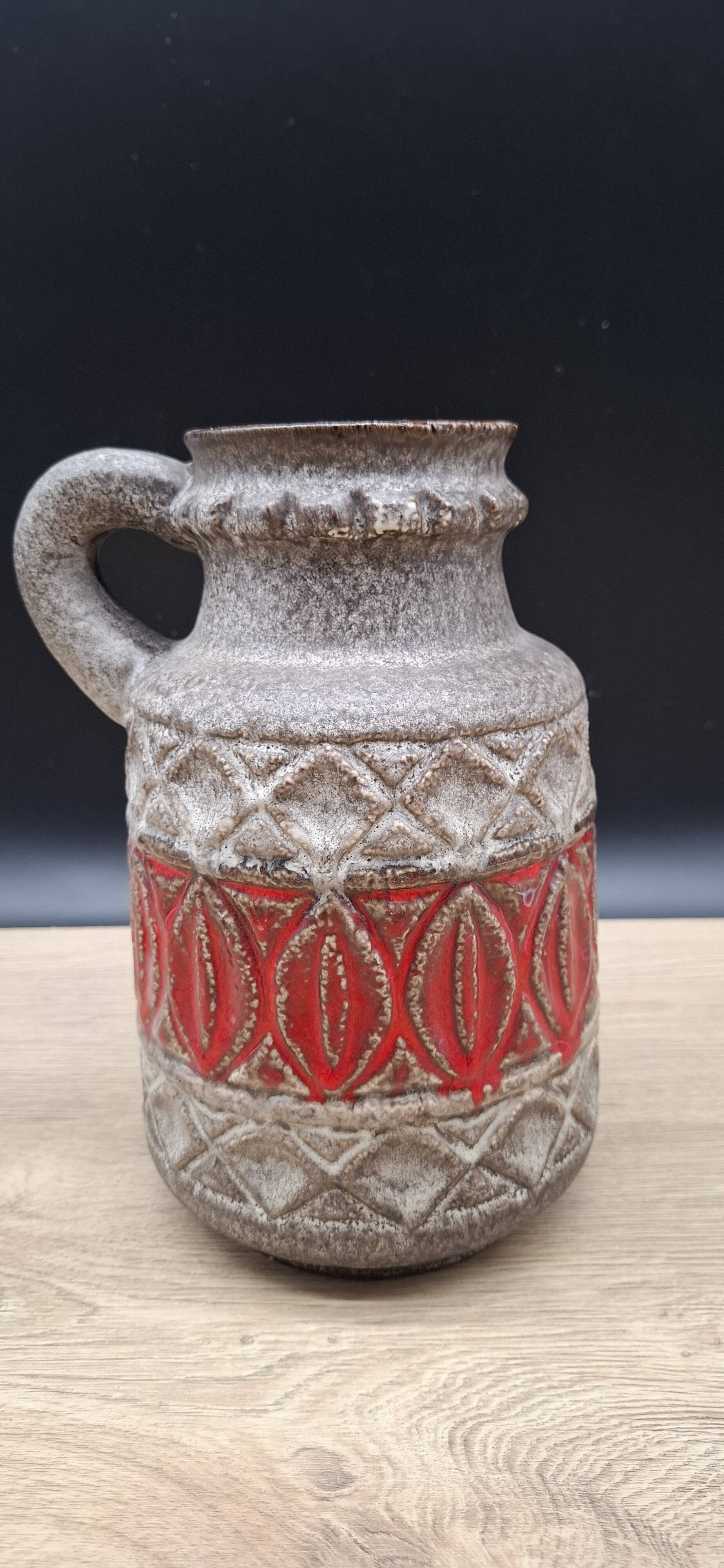 West Germany red vase 9325
