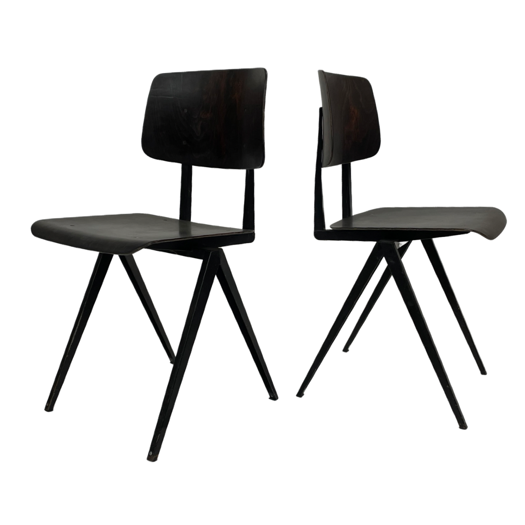 Industrial chair Galvanitas S16 Pagholz Netherlands 60's Design