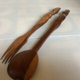 Large wooden cutlery from Africa