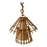 Rattan pendant light