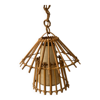 Suspension en rotin