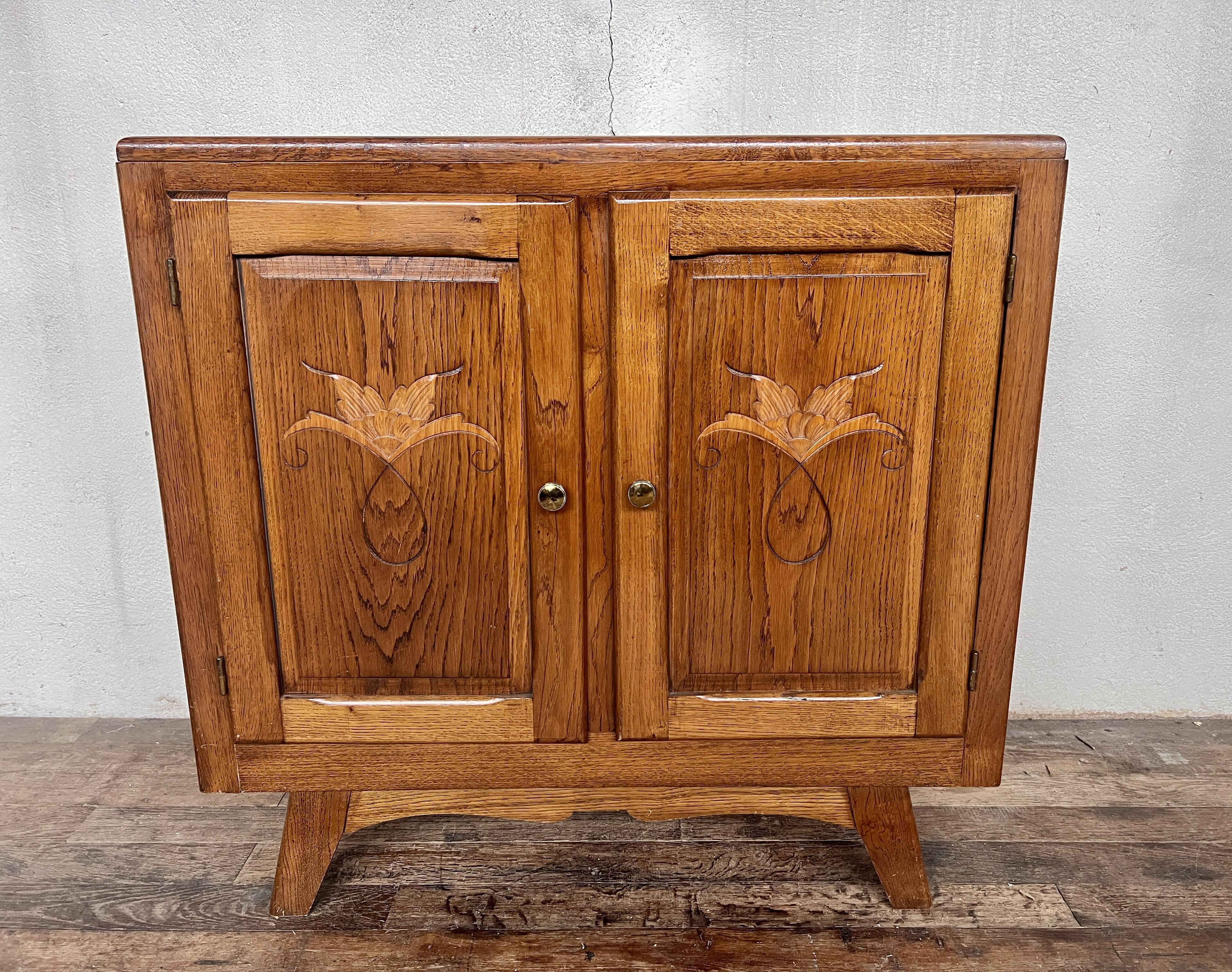 Vintage oak sideboard 1950/1960