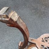 Old side table harness marble top