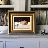 painting, still life, oil painting