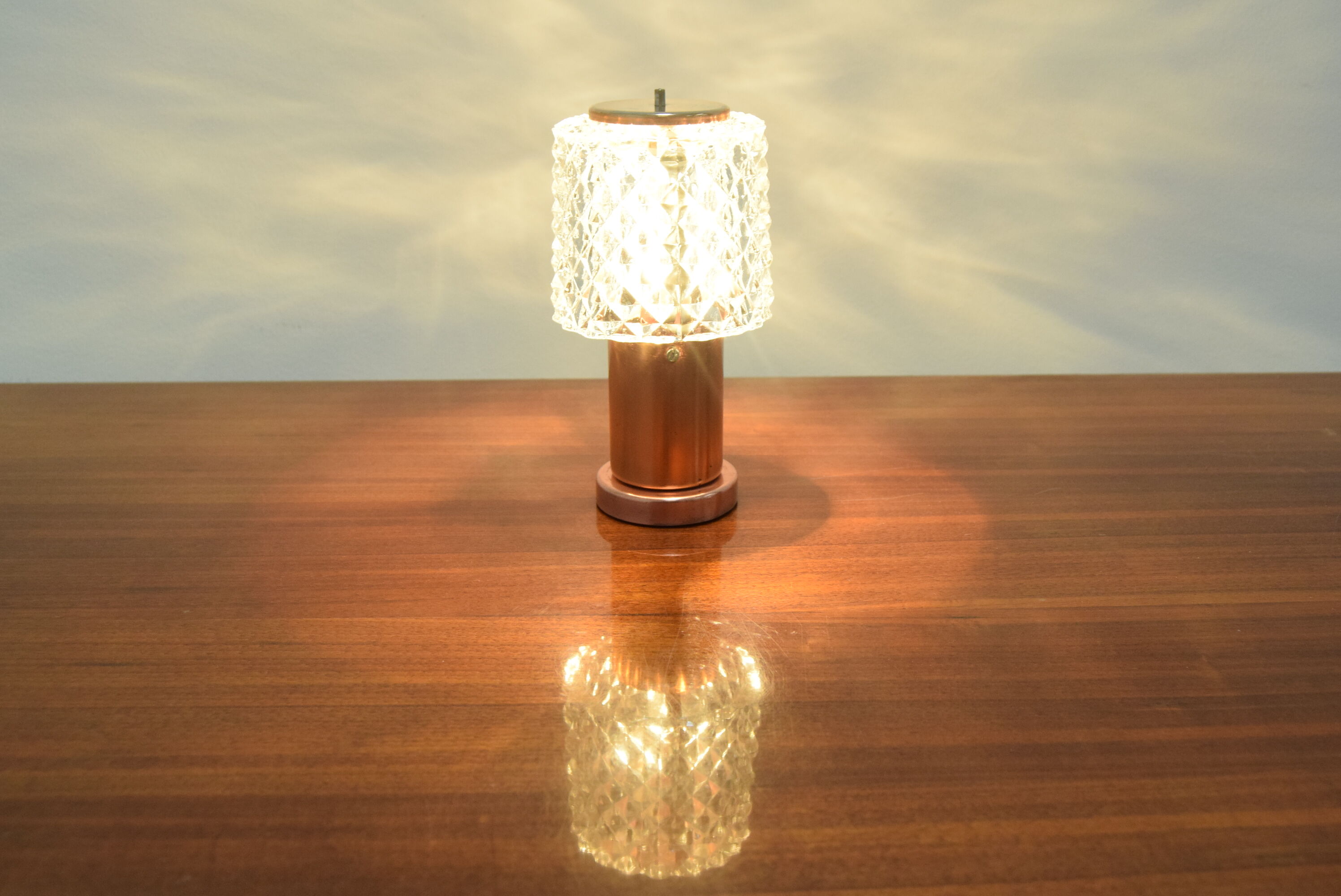 Mid-century Table Lamp by  Kamenicky Senov,Preciosa,1970’s.
