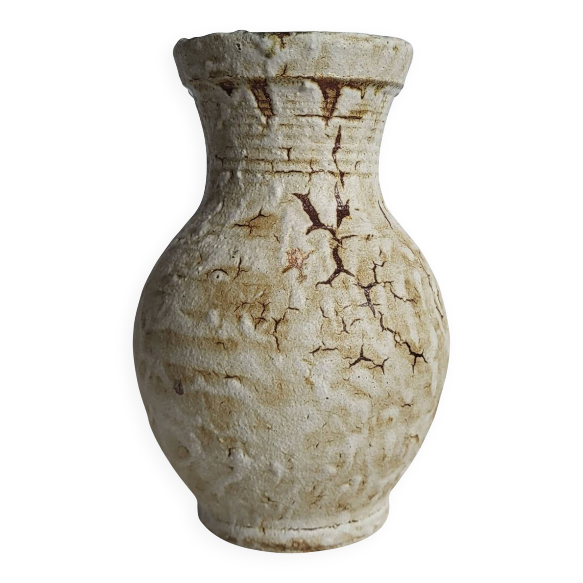 Vase en céramique Accolay, 1950's