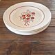 Flat porcelain plates Badonviller model Francine