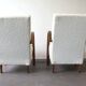 Pair of armchairs by Jindřich Halabala, circa 1930, Czechoslovakia.