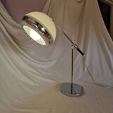 Articulated lamp, plastic and chrome, mushroom, 1970 style