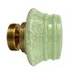 Ceiling lamp in Clichy green glass electrified to nine