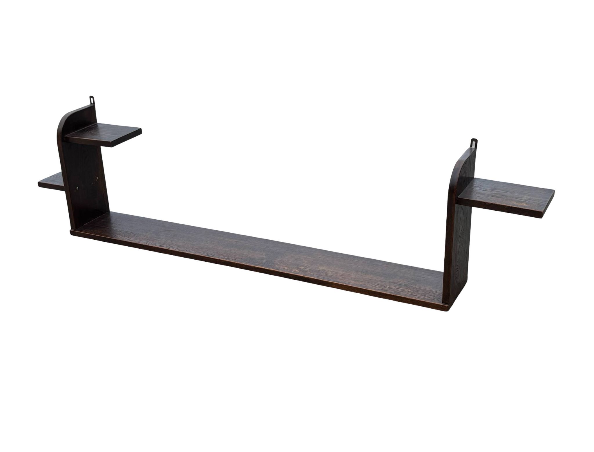 Art Deco Wall shelf Book shelf floating shelf oak 1920s design