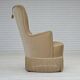 1960s, Danish armchair in green/brown furniture velour, original condition.