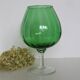 Vase en verre Empoli, vintage