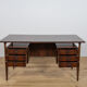 Mid-Century Rosewood Desk by Gunnar Nielsen Tibergaard for Tibergaard, Denmark, 1960s