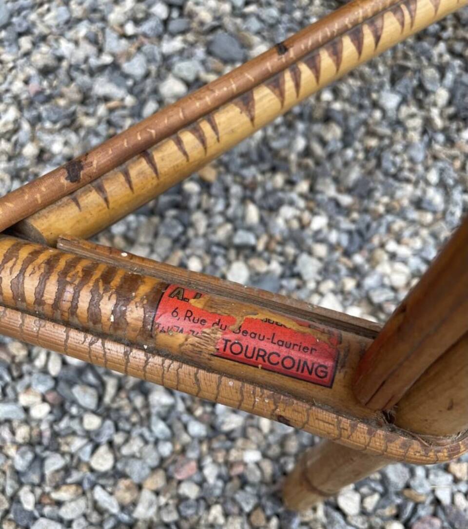 Bamboo tiki bar and bamboo rattan