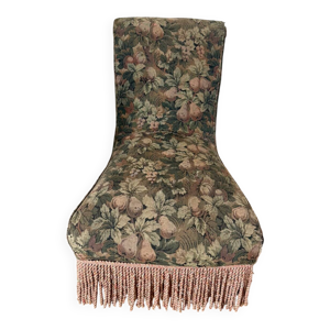 Chauffeuse ancienne tapissée