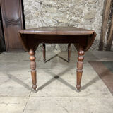 Ancienne table à volets ovale