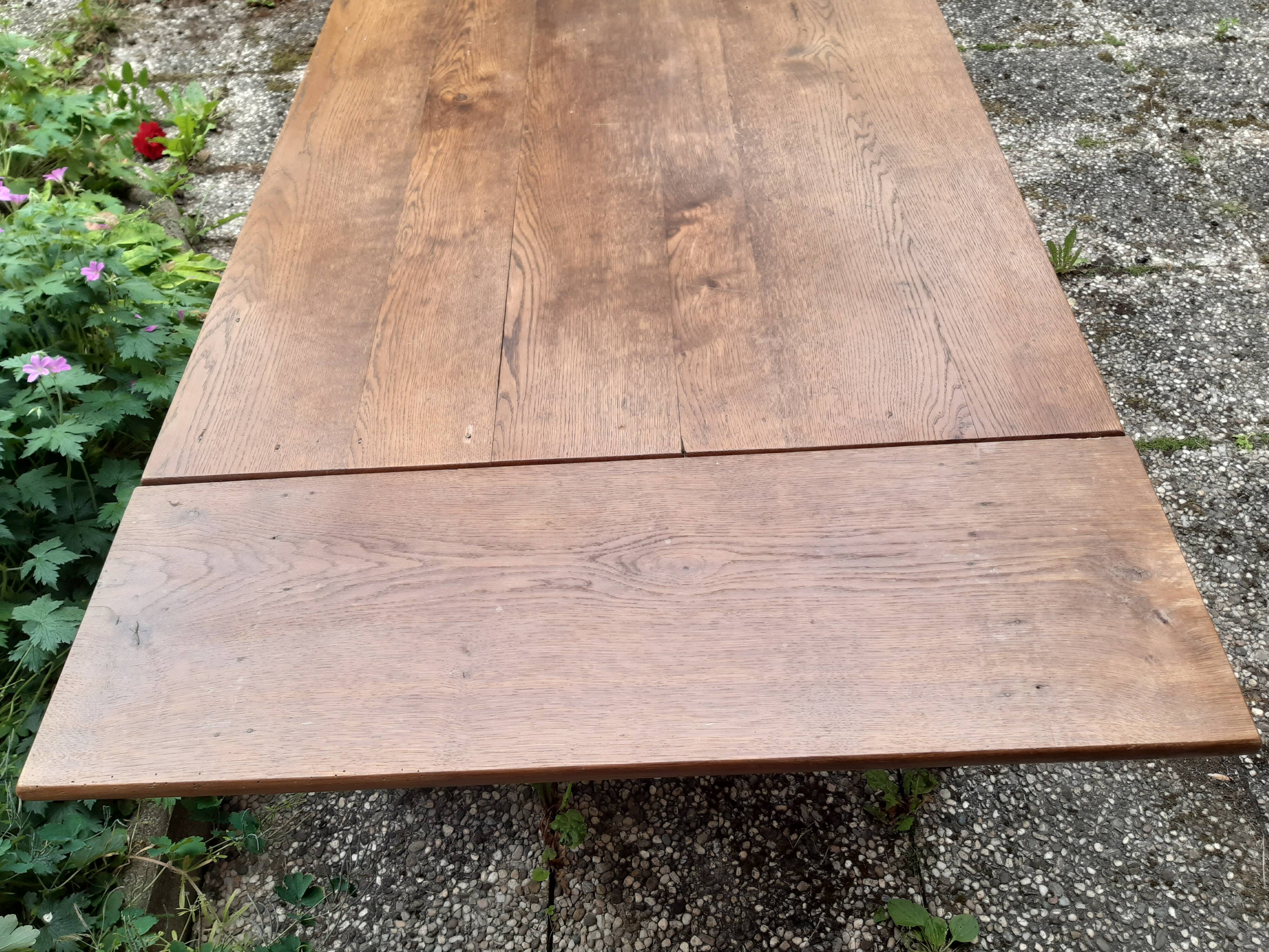 Large oak table circa 1940