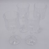 Set of 4 glass walk