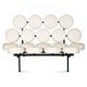 The Marshmallow Sofa by Vitra, based on the 1956 design by George Nelson.