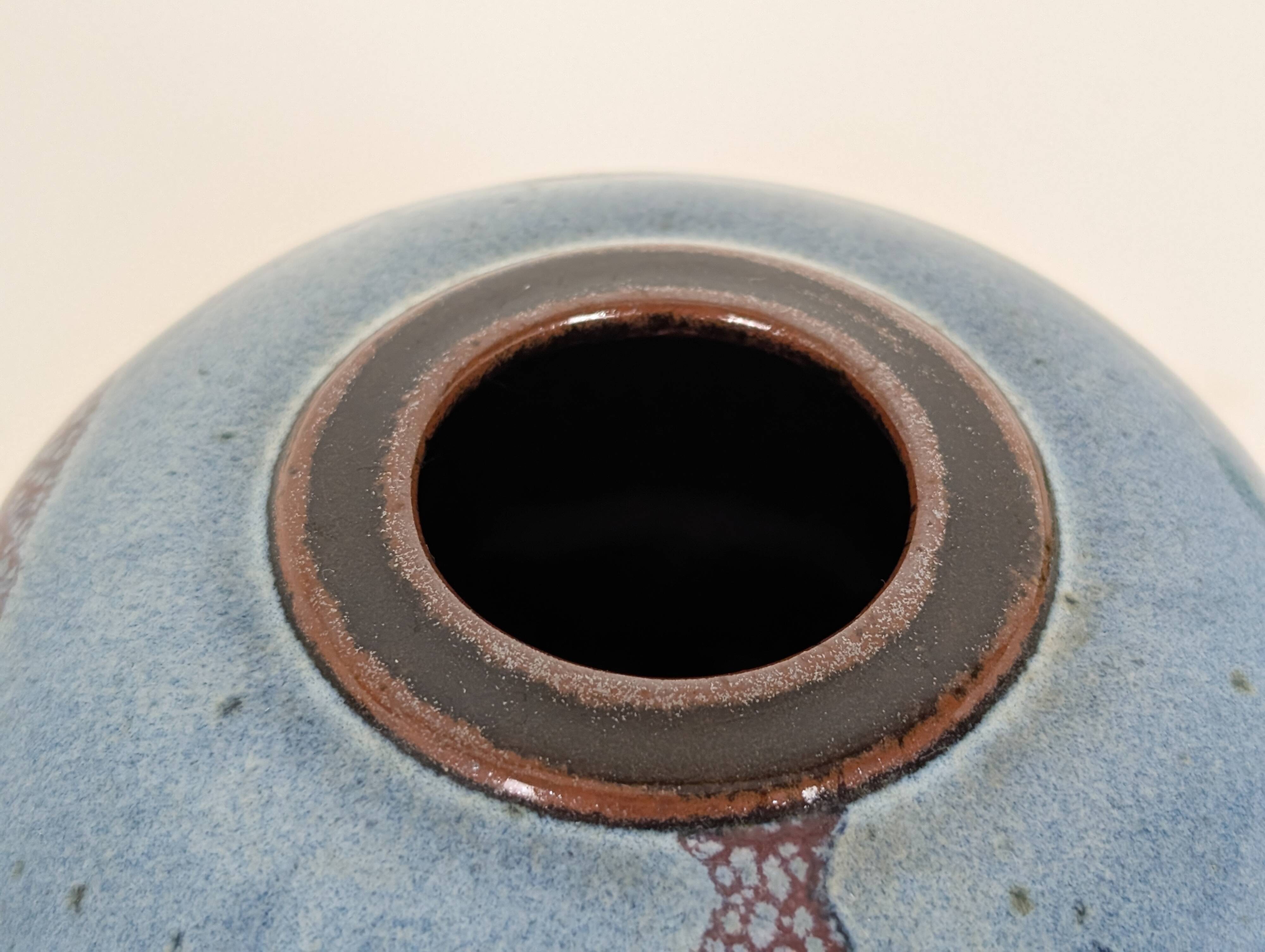 Taizé stoneware ball vase