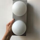 Vintage opaline wall lamp