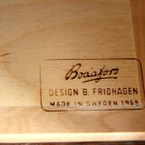Scandinavian chest of drawers-library "variett", Bertil Fridhagen, Bodafors, Sweden, 1960