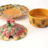 Strawberry slip sugar bowl candy box