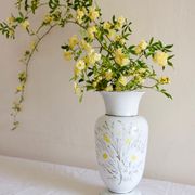 Vase opaline peint à la main français antique
