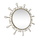 Vintage sun mirror 54x54cm