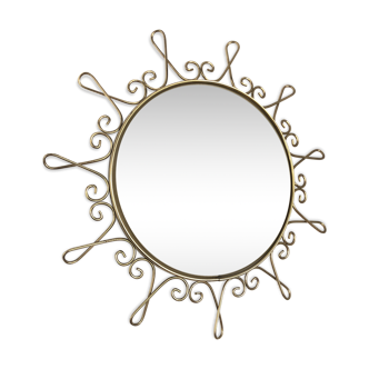 Vintage sun mirror 54x54cm