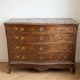 Antique Louis XV style commode in solid wood and marble.