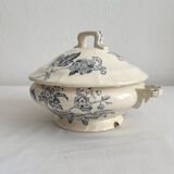 "Hawthorn" ironstone soup tureen, Longchamp earthenware factory
