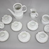 1964 Jaroslav Jezek Exlusive Porcelain Tea Set "Nefertiti", Czechoslovakia
