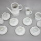 1964 Jaroslav Jezek Exlusive Porcelain Tea Set "Nefertiti", Czechoslovakia