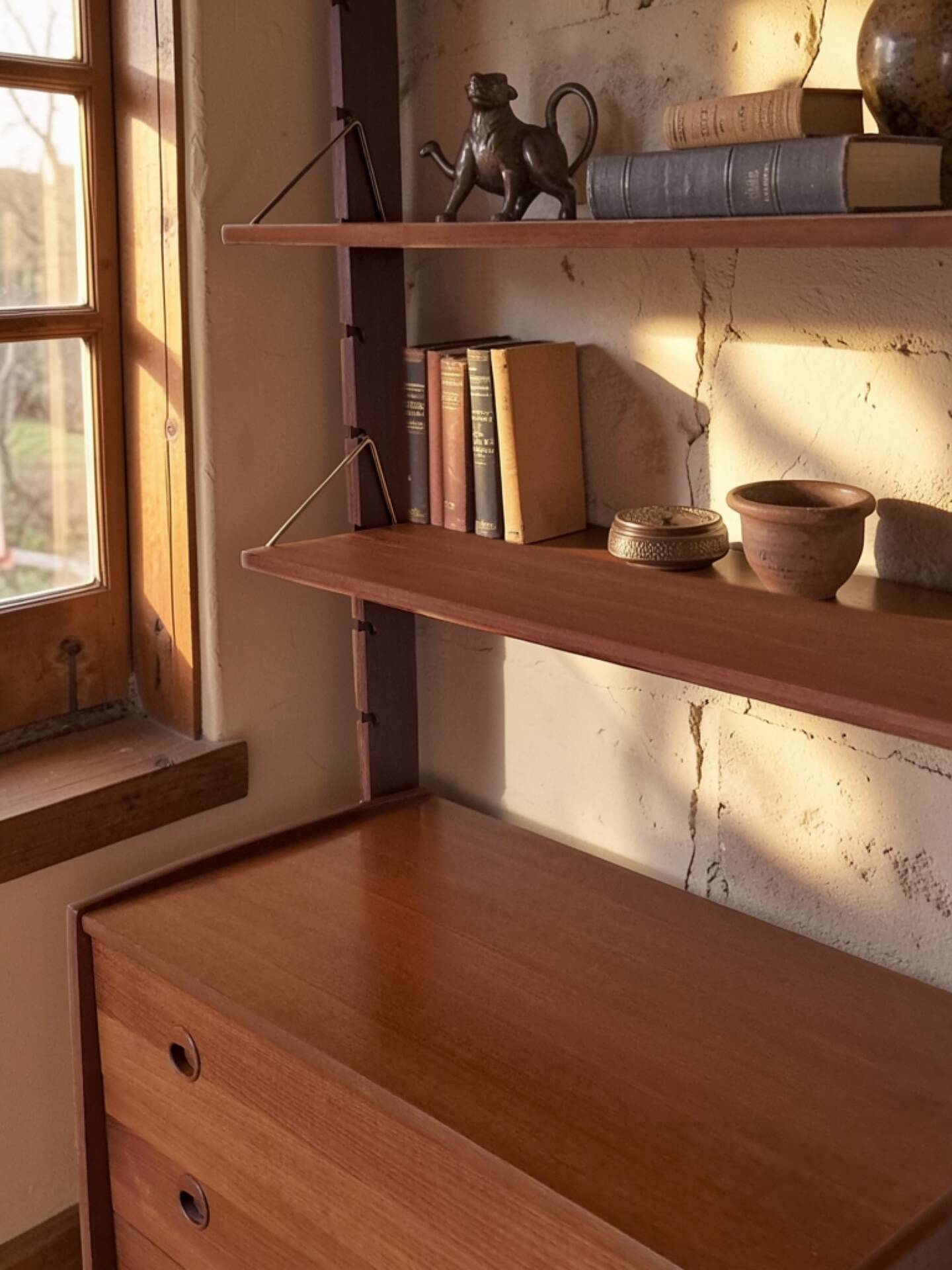 Ergo teak storage furniture, Scandinavian Vintage 1960s