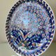 Kutahya porcelain plate with Iznik ottoman motifs