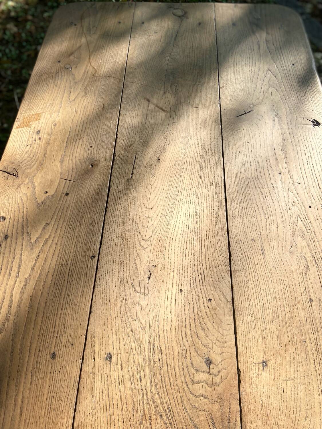 Table basse de ferme en chêne massif