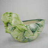 Vintage Gravy Boat Italy Barbotine Sauce Boat