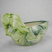 Vintage Gravy Boat Italy Barbotine Sauce Boat