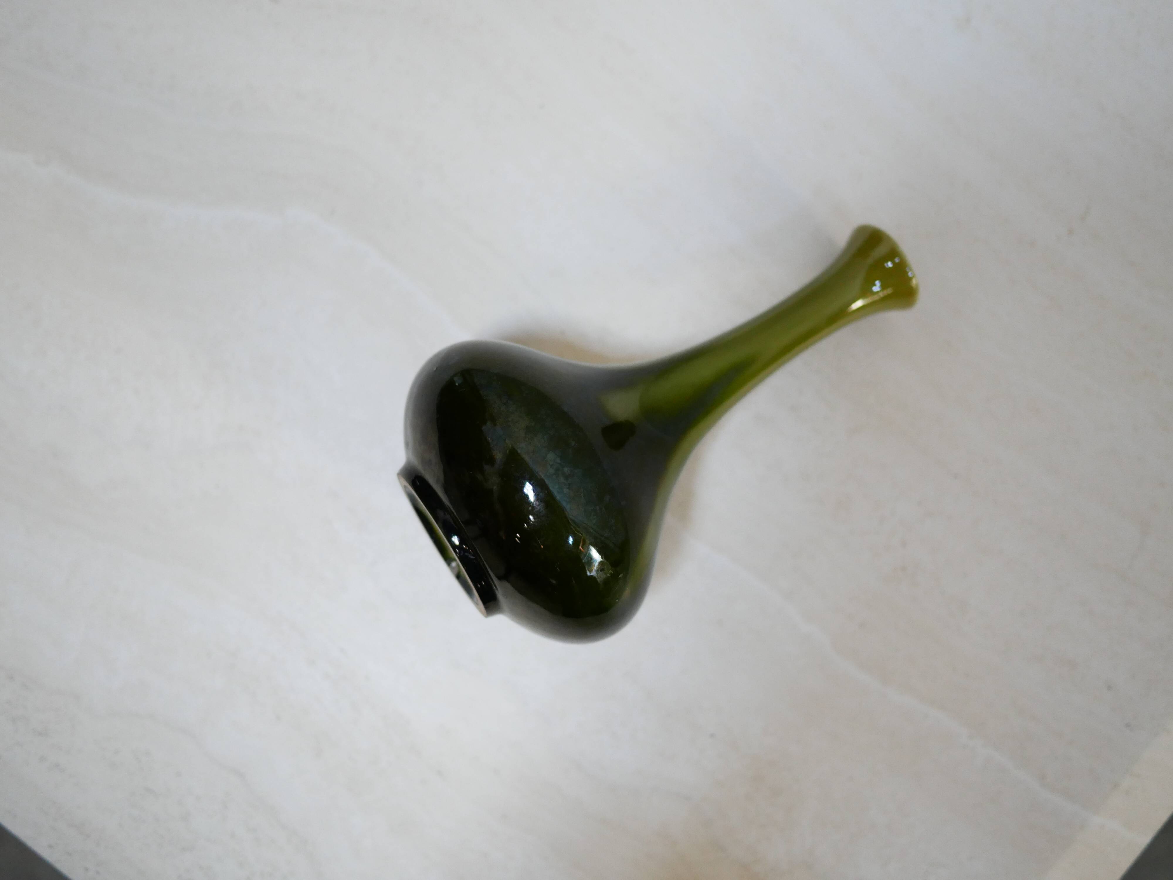 Vintage ceramic vase by the Orchies L'Herminé Declercq factory
