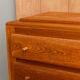 Commode chêne clair années 50