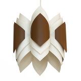 Plastic sheet pendant light "Balett" by Lars Schiøler for Hoyrup lighting