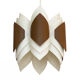 Plastic sheet pendant light "Balett" by Lars Schiøler for Hoyrup lighting