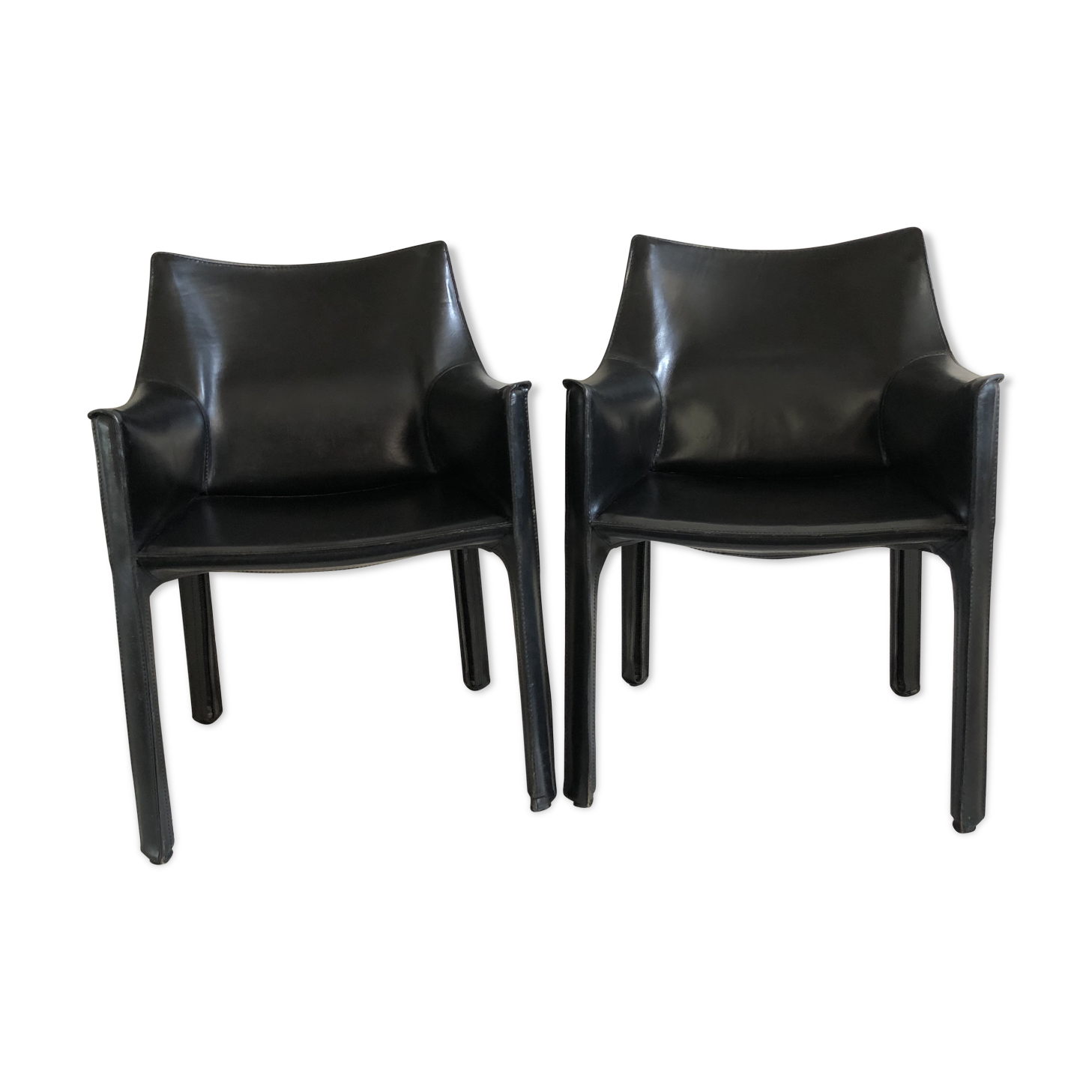 Pair of armchairs Cassina 413 Cab