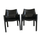 Pair of armchairs Cassina 413 Cab