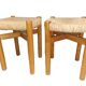 Pair of vintage stools called Méribel by Charlotte PERRIAND
