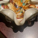 All Fruits glass bowl from Murano by Dino Martens with gold flecks 1960s