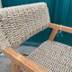 Fauteuil en jacinthe d’eau