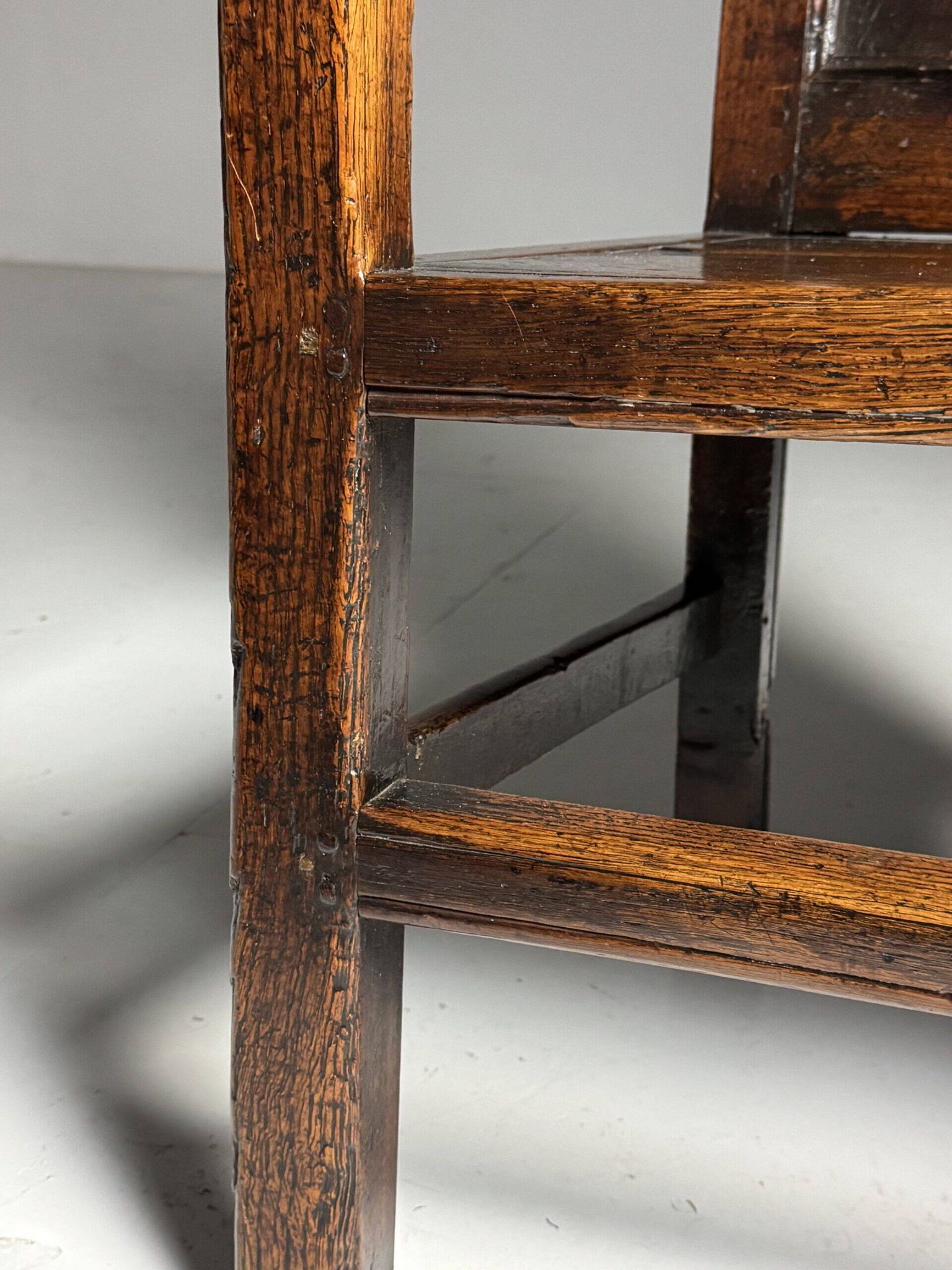 Chaise anglaise en chêne, 1650-1670